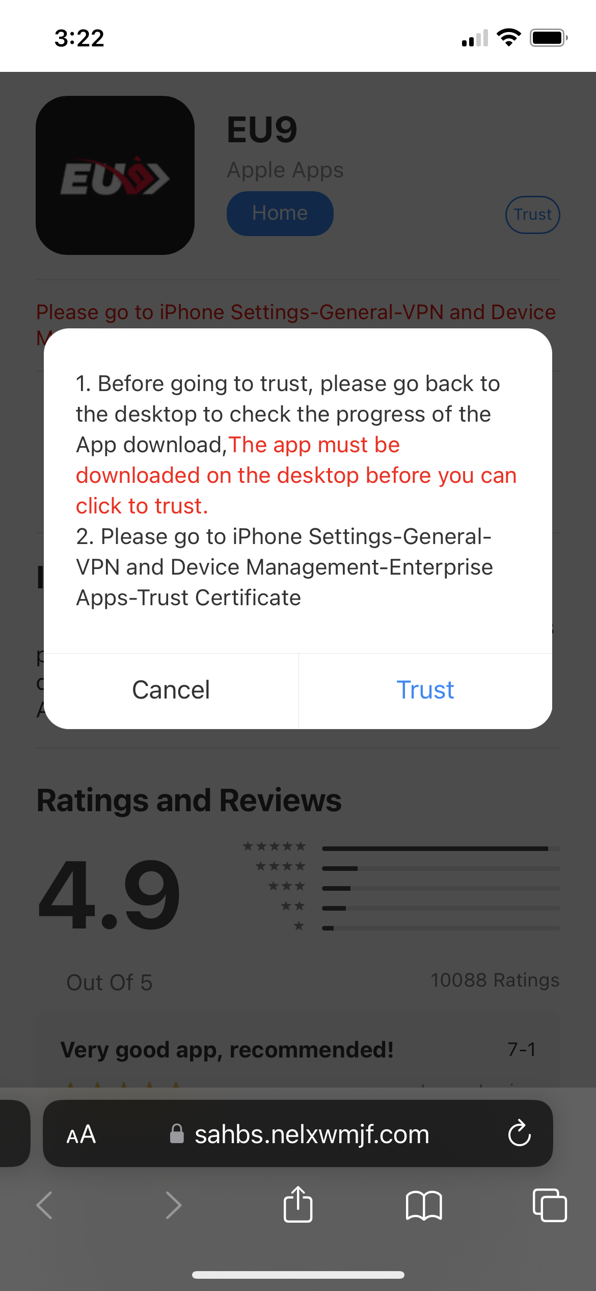 Brand IOS Step 3